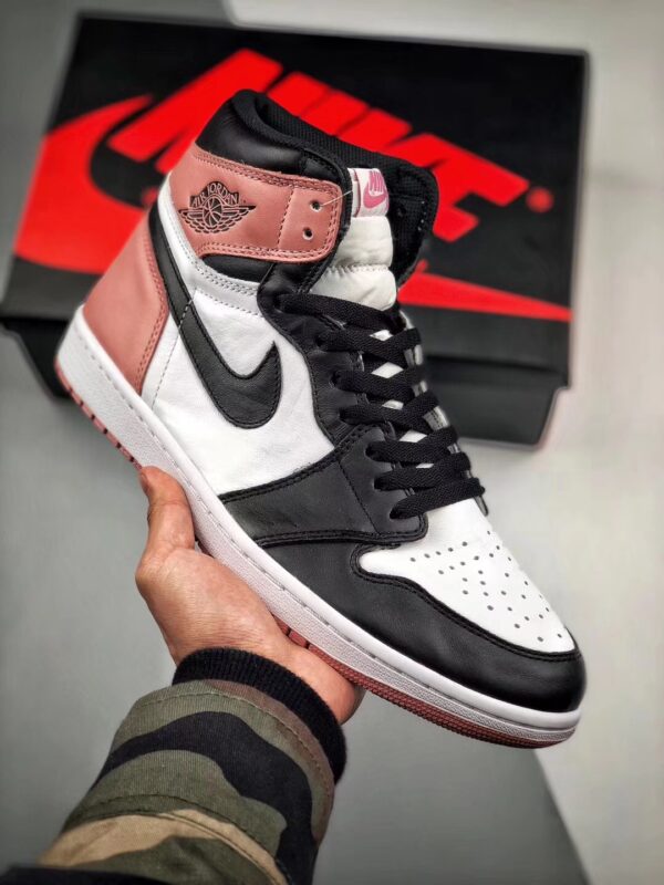 RÉPLICA AIR JORDAN 1 RETRO HIGH OG NRG 'RUST PINK' - Imagen 4