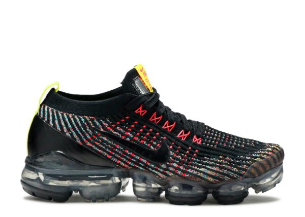 RÉPLICA AIR VAPORMAX FLYKNIT 3 'BLACK MULTI-COLOR' - Imagen 2