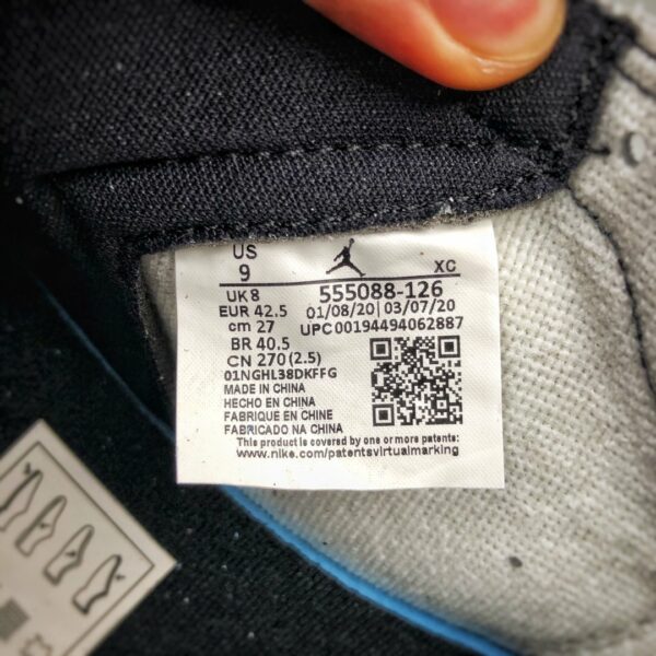 RÉPLICA AIR JORDAN 1 RETRO HIGH OG 'SMOKE GREY' - Imagen 6