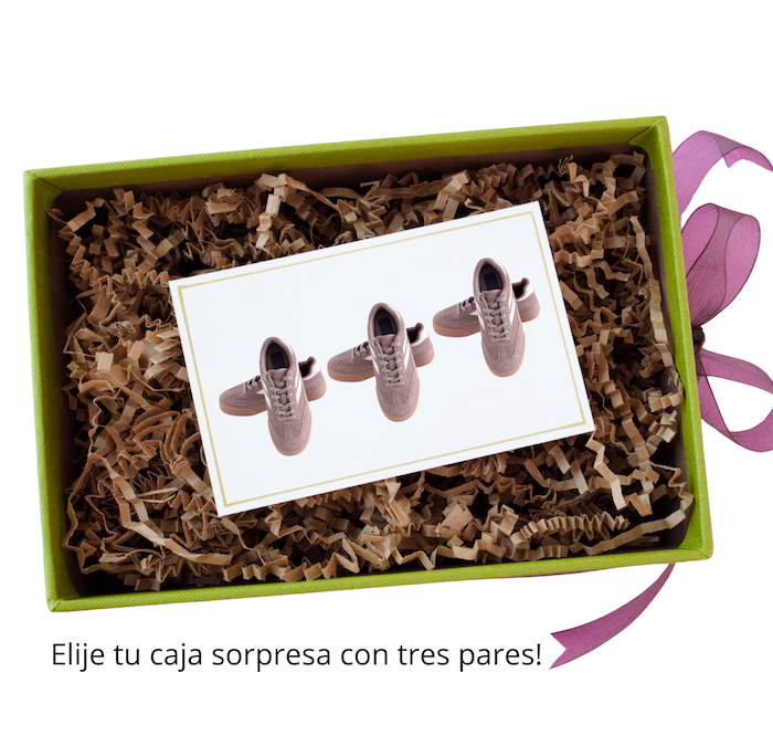 Caja Sorpresa 3 Pares de Zapatillas