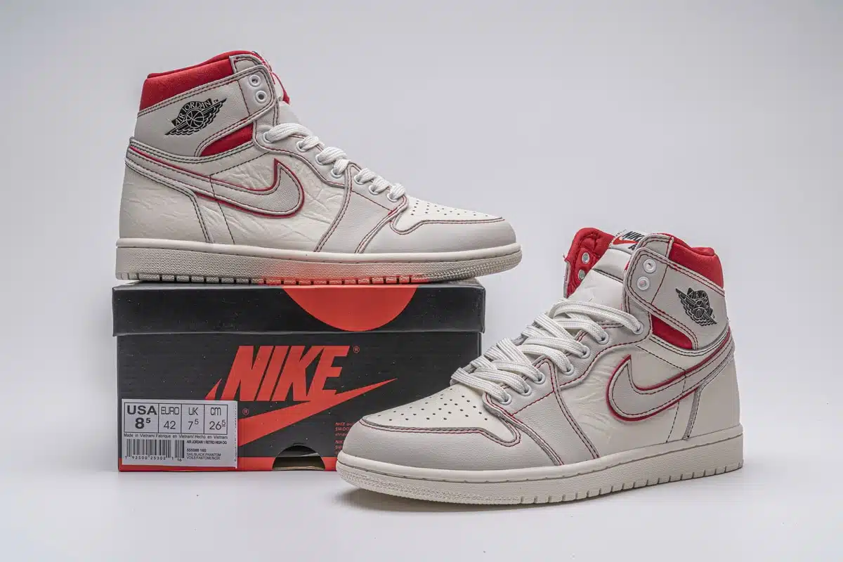 RÉPLICA AIR JORDAN RETRO 1 PHANTOM TRAVIS SCOTT - Imagen 6