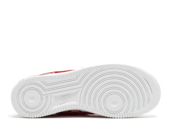 RÉPLICA AIR FORCE 1 LOW 07 QS 'ALL OVER LOGO RED' - Imagen 2