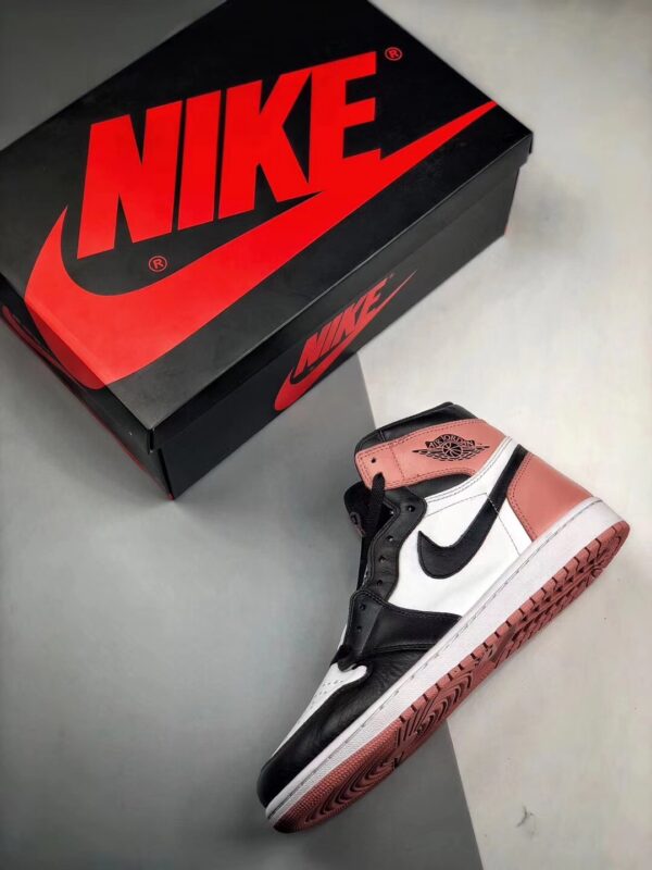 RÉPLICA AIR JORDAN 1 RETRO HIGH OG NRG 'RUST PINK' - Imagen 5