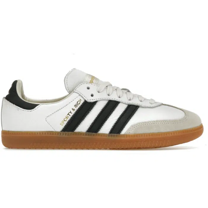RÉPLICA ADIDAS SAMBA SPORTY & RICH 'WHITE BLACK'