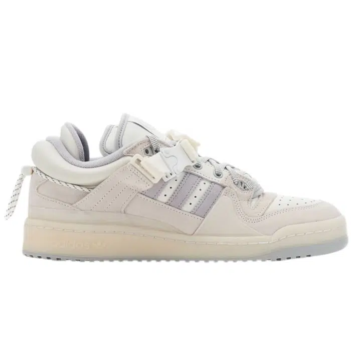 RÉPLICA ADIDAS X BAD BUNNY FORUM BUCKLE LOW "WHITE"
