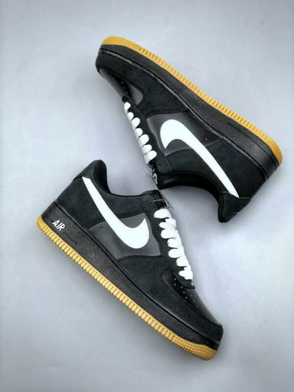 RÉPLICA AIR FORCE 1 '07 LV8 'BLACK WHITE' GUM - Imagen 2