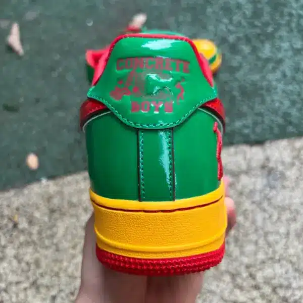 RÉPLICA AIR FORCE 1 LOW LIL YACHTY CONCRETE BOYS 'LUCKY GREEN' - Imagen 8