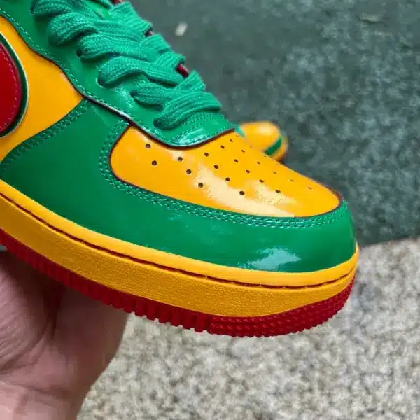RÉPLICA AIR FORCE 1 LOW LIL YACHTY CONCRETE BOYS 'LUCKY GREEN' - Imagen 3
