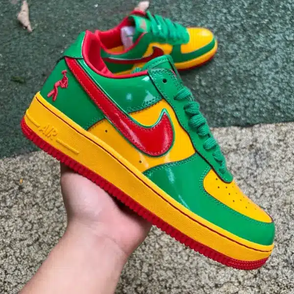 RÉPLICA AIR FORCE 1 LOW LIL YACHTY CONCRETE BOYS 'LUCKY GREEN' - Imagen 9