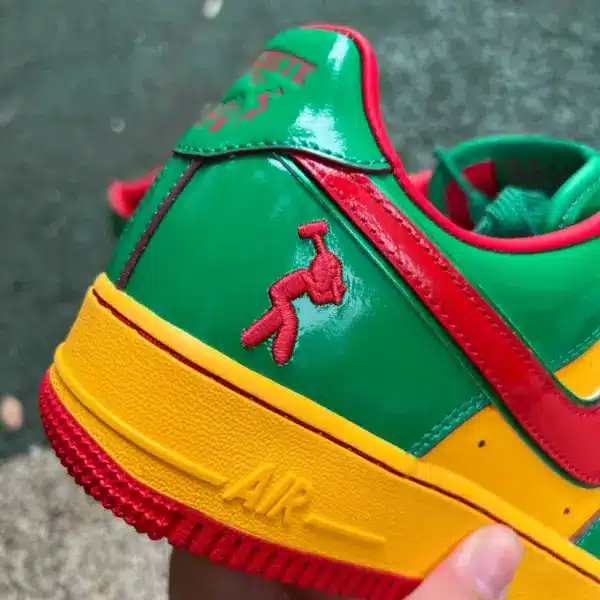 RÉPLICA AIR FORCE 1 LOW LIL YACHTY CONCRETE BOYS 'LUCKY GREEN' - Imagen 2