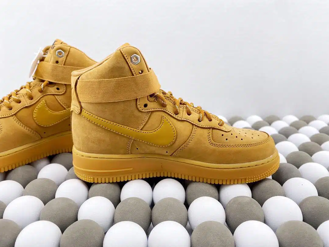 RÉPLICA AIR FORCE 1 MID '07 'FLAX WHEAT' - Imagen 9