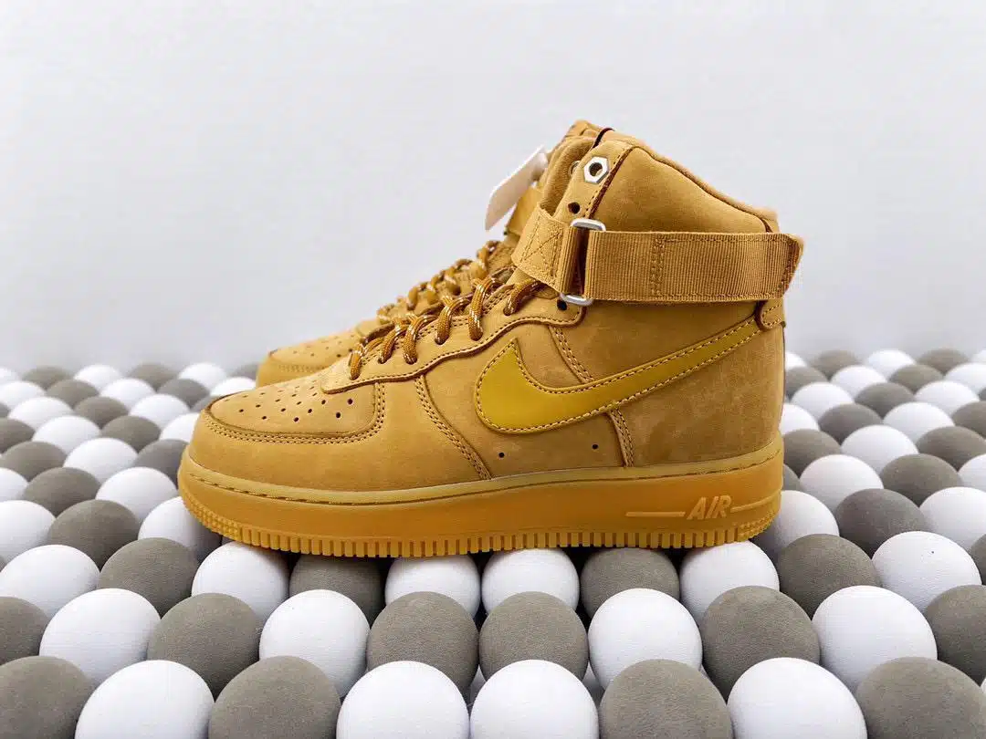 RÉPLICA AIR FORCE 1 MID '07 'FLAX WHEAT' - Imagen 5