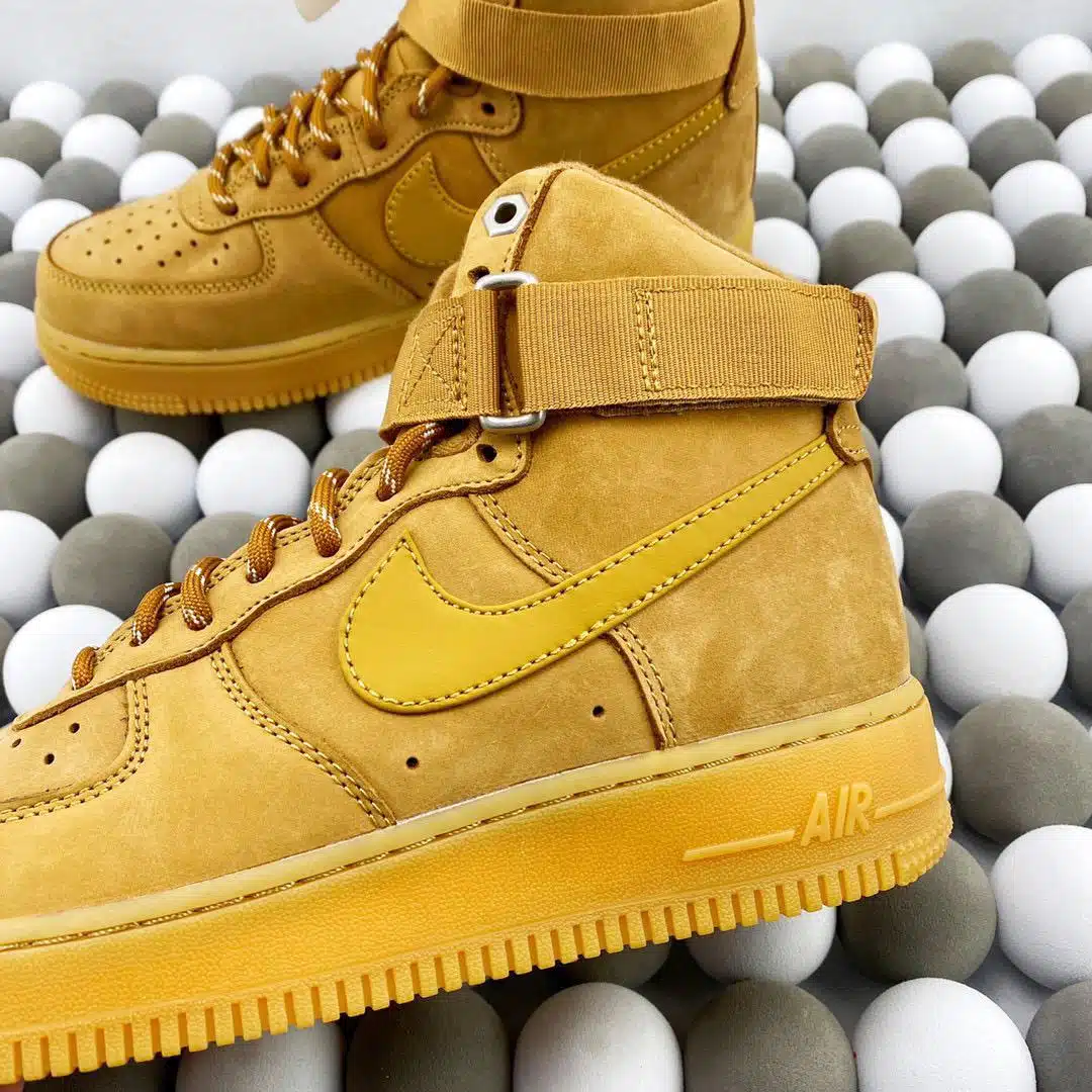 RÉPLICA AIR FORCE 1 MID '07 'FLAX WHEAT' - Imagen 8
