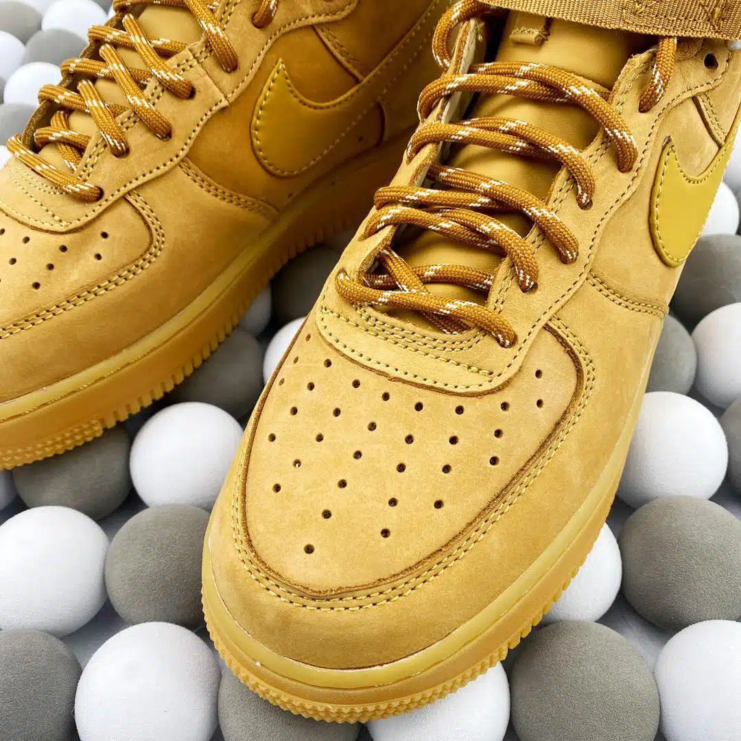 RÉPLICA AIR FORCE 1 MID '07 'FLAX WHEAT' - Imagen 7