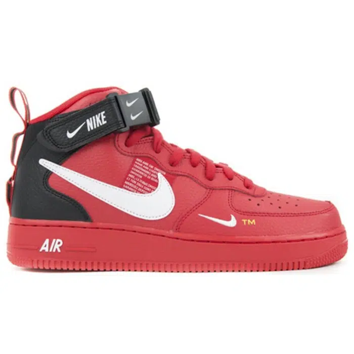 RÉPLICA AIR FORCE 1 MID LV8 GS 'UNIVERSITY RED'