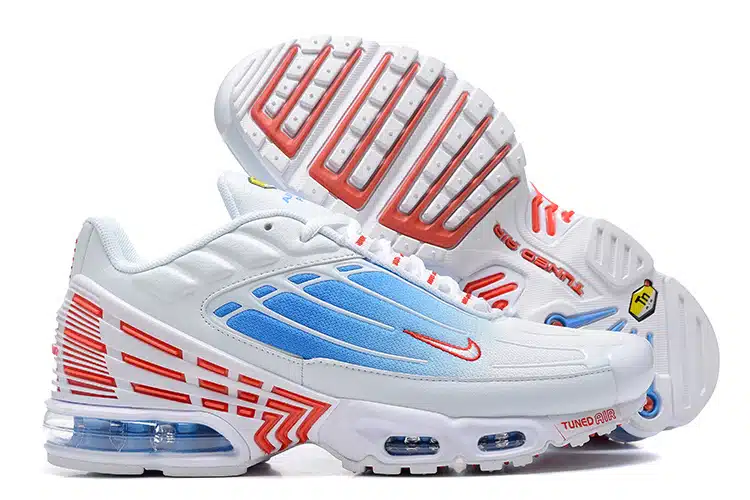 RÉPLICA AIR MAX PLUS 3 'WHITE RED BLUE' - Imagen 5
