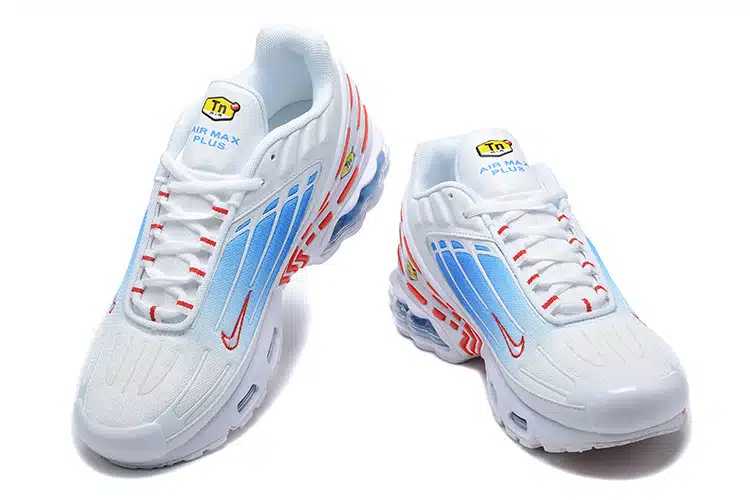 RÉPLICA AIR MAX PLUS 3 'WHITE RED BLUE' - Imagen 3
