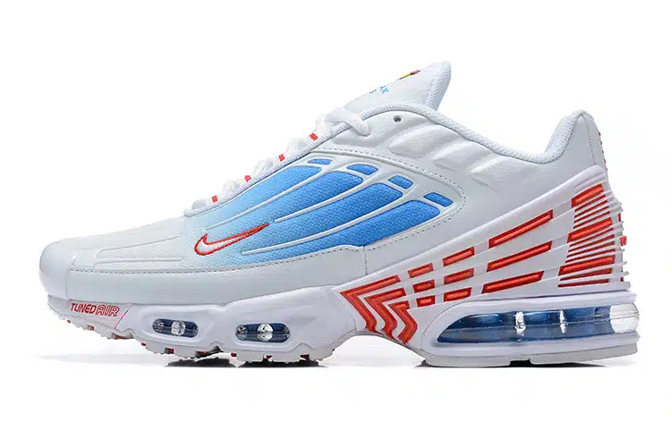 RÉPLICA AIR MAX PLUS 3 'WHITE RED BLUE' - Imagen 6