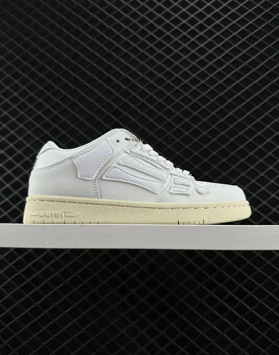 RÉPLICA AMIRI SKEL TOP LOW Blancas vintage - Imagen 2