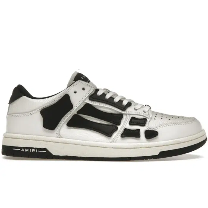 RÉPLICA AMIRI SKEL TOP LOW Blancas y Negras