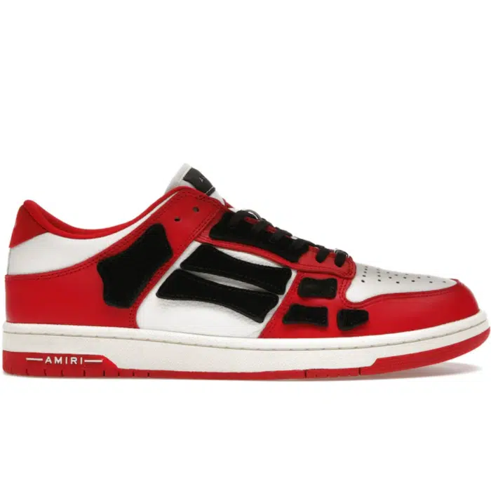 RÉPLICA AMIRI SKEL TOP LOW White Red