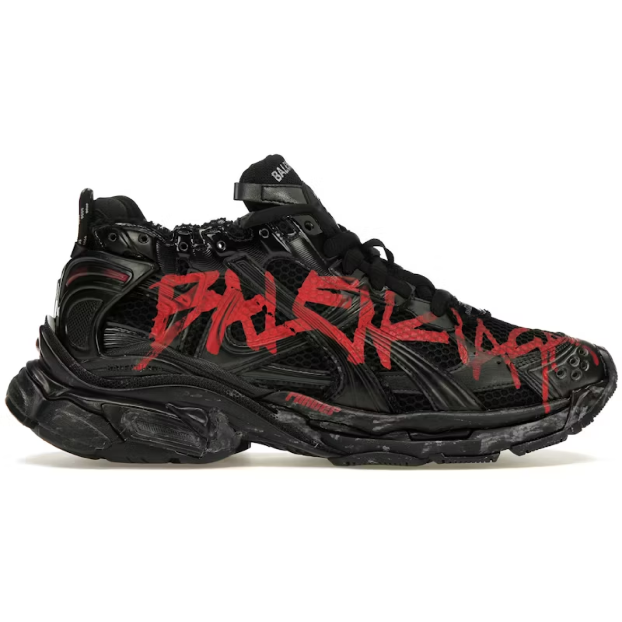 BALENCIAGA RUNNER GRAFFITI 'NEGRAS Y ROJAS'