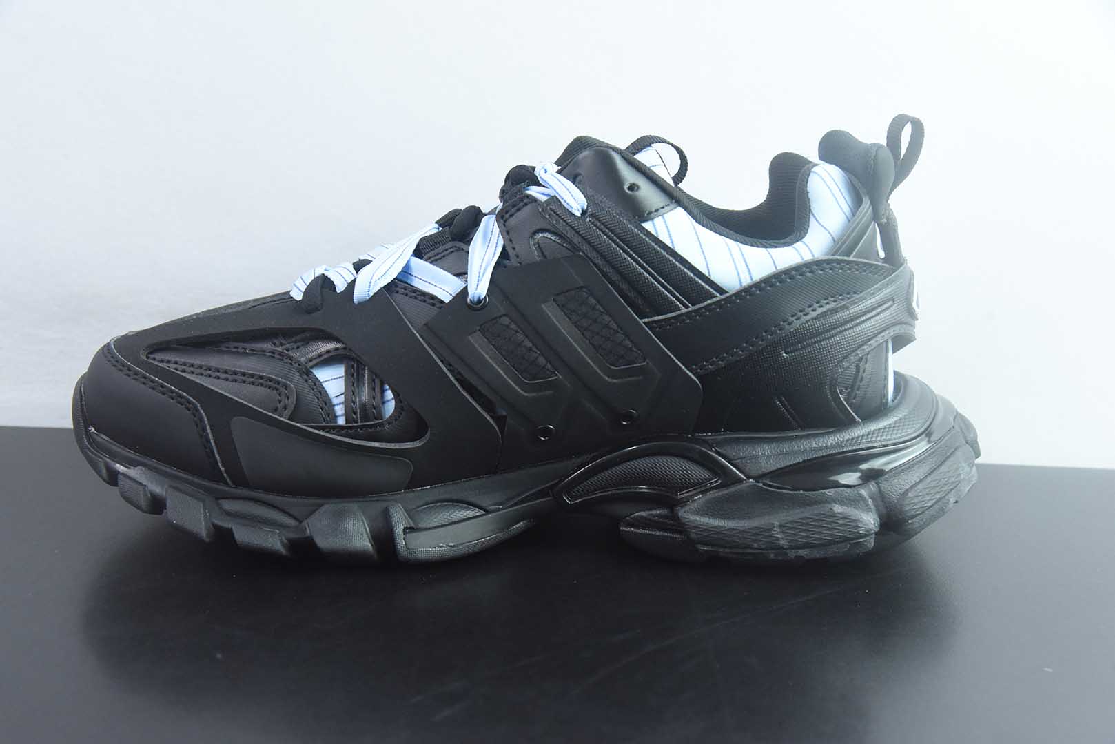 BALENCIAGA TRACK SHIRT 'NEGRAS Y AZULES' - Imagen 8