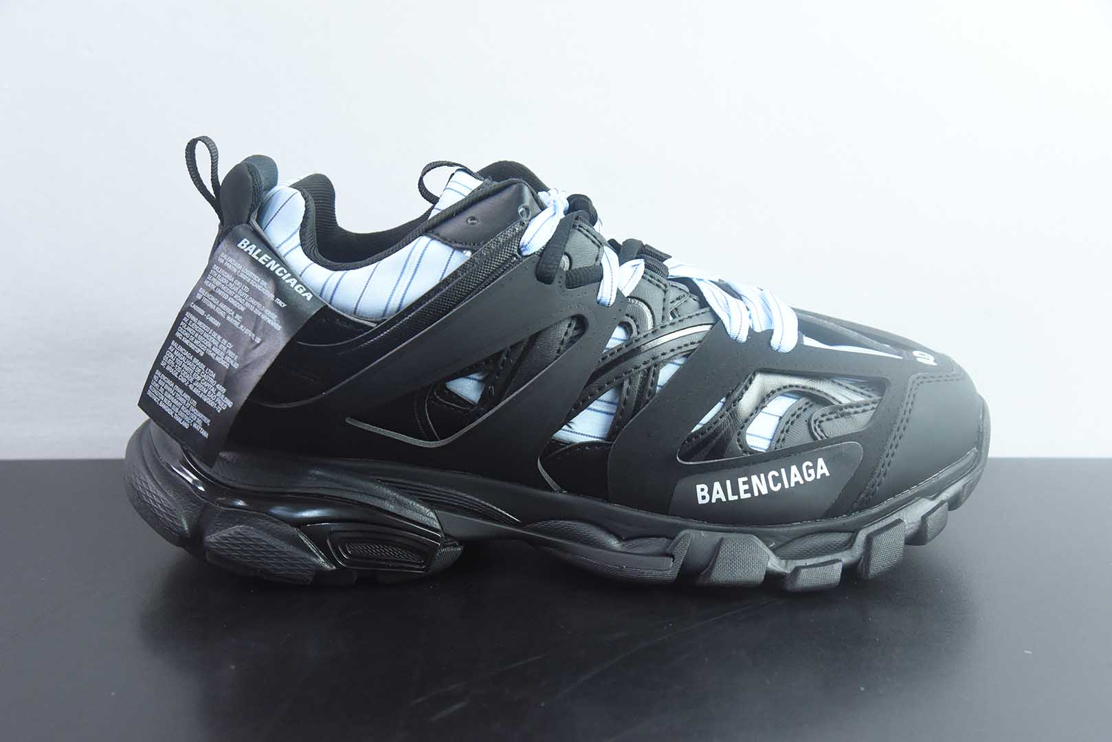 BALENCIAGA TRACK SHIRT 'NEGRAS Y AZULES' - Imagen 9
