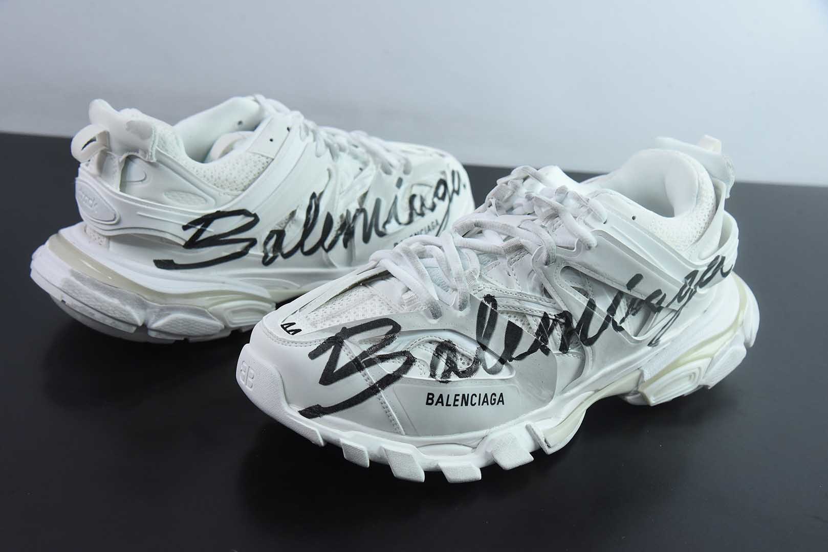 BALENCIAGA TRACK SIGNATURE 'BLANCAS Y NEGRAS' - Imagen 2