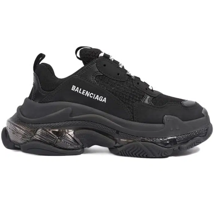 RÉPLICA BALENCIAGA TRIPLE S CLEAR NEGRAS