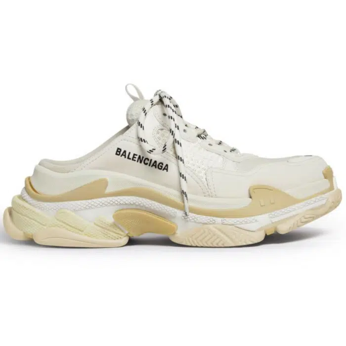 RÉPLICA BALENCIAGA TRIPLE S MULE 'BLANCAS'