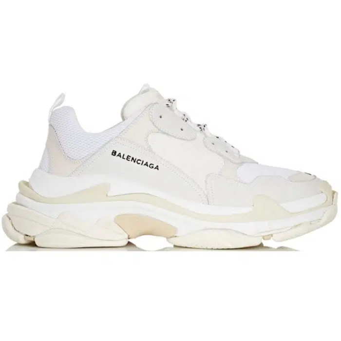 RÉPLICA BALENCIAGA TRIPLE S TODO BLANCAS