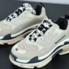 RÉPLICA BALENCIAGA TRIPLE S TRAINER «VANILLE» - Imagen 6