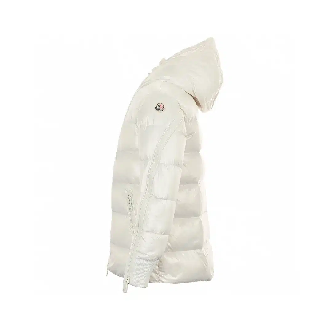 RÉPLICA CHAQUETA MONCLER ACOLCHADA CON CAPUCHA 'BLANCA' - Imagen 6