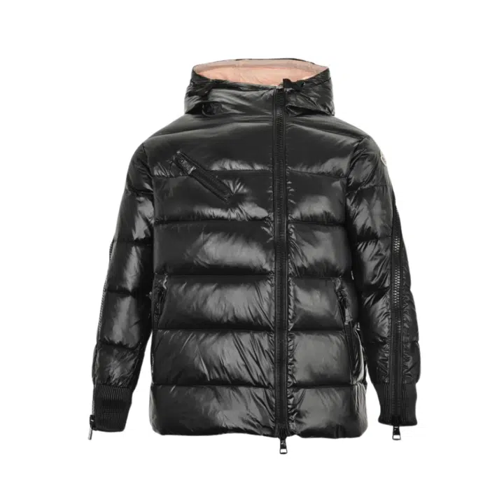 RÉPLICA CHAQUETA MONCLER ACOLCHADA CON CAPUCHA 'NEGRA'