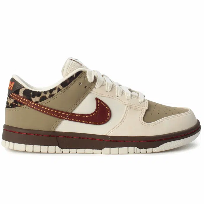 RÉPLICA DUNK LOW RETRO KHAKI TEAM 'RED PEARL WHITE'