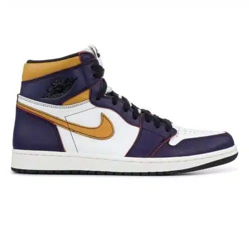 RÉPLICA AIR JORDAN RETRO 1 LAKERS LA TO CHICAGO'