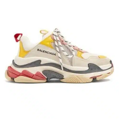RÉPLICA BALENCIAGA TRIPLE S 17FW AMARILLAS ROSAS Y BEIGE