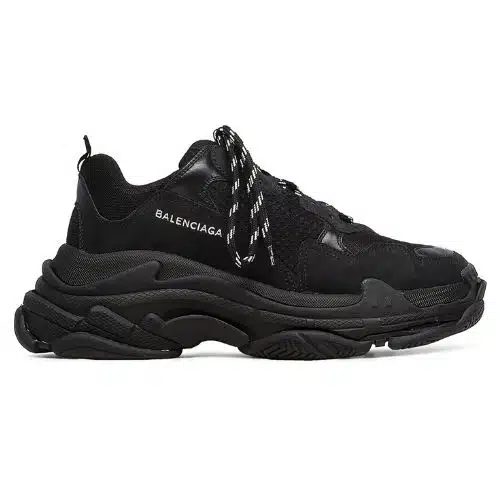 RÉPLICA BALENCIAGA TRIPLE S TODO NEGRAS