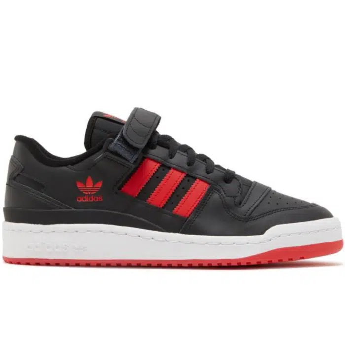 RÉPLICA ADIDAS FORUM LOW ‘BLACK VIVID RED’