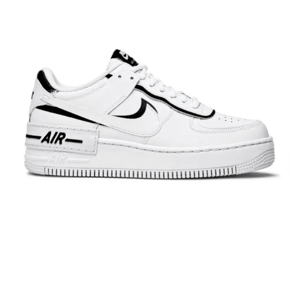 RÉPLICA NIKE AIR FORCE 1 SHADOW BLACK & WHITE