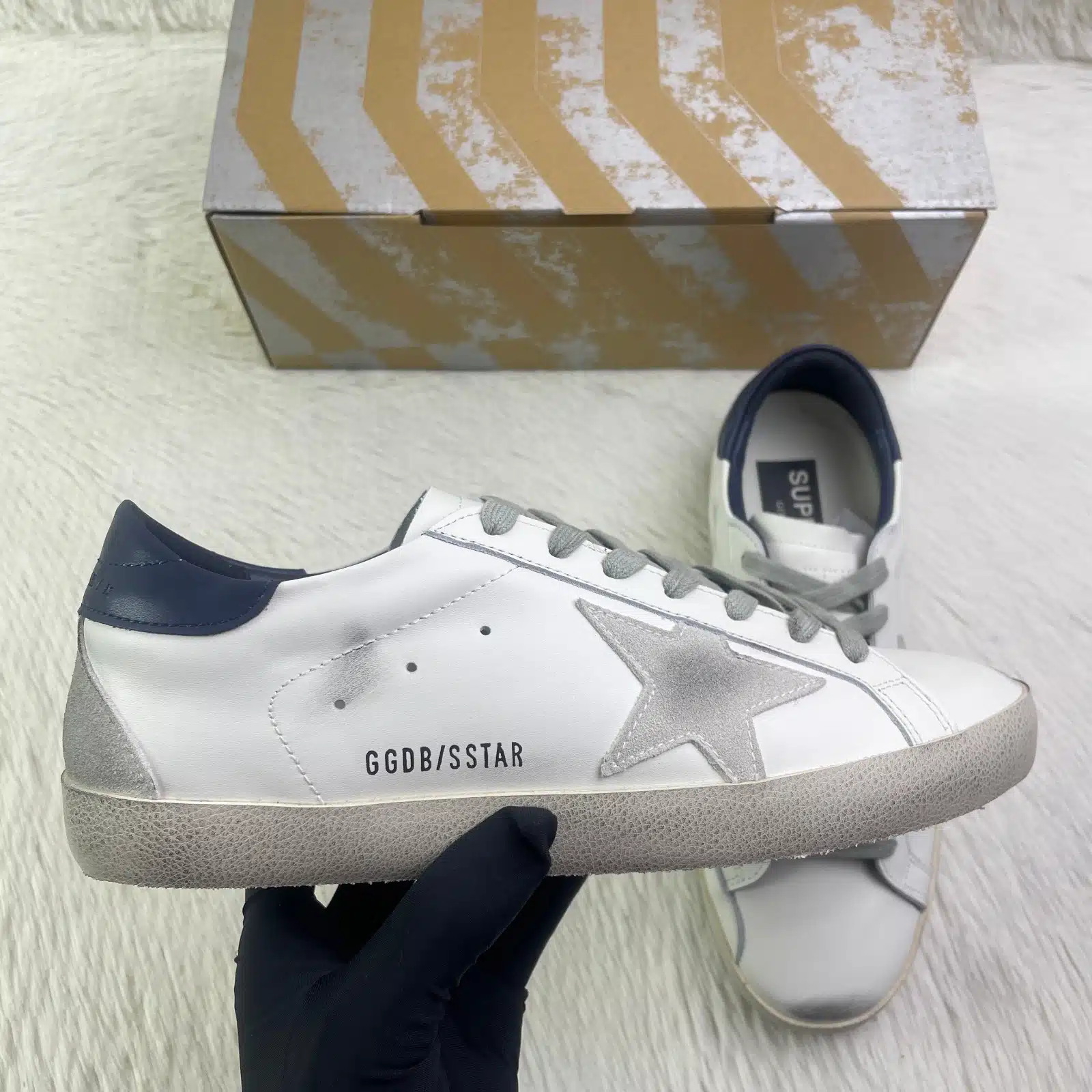 RÉPLICA GOLDEN GOOSE SUPER-STAR 'AZULES' - Imagen 5