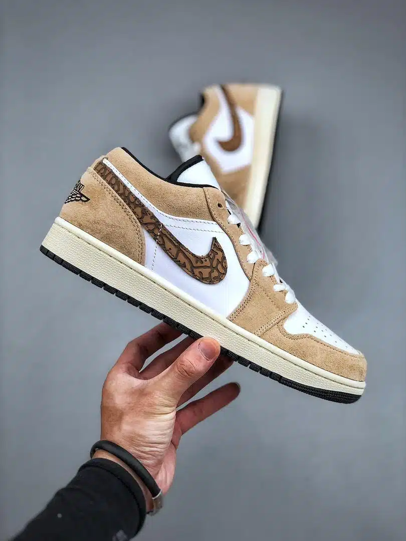 RÉPLICA JORDAN 1 LOW SE 'BROWN ELEPHANT' - Imagen 5