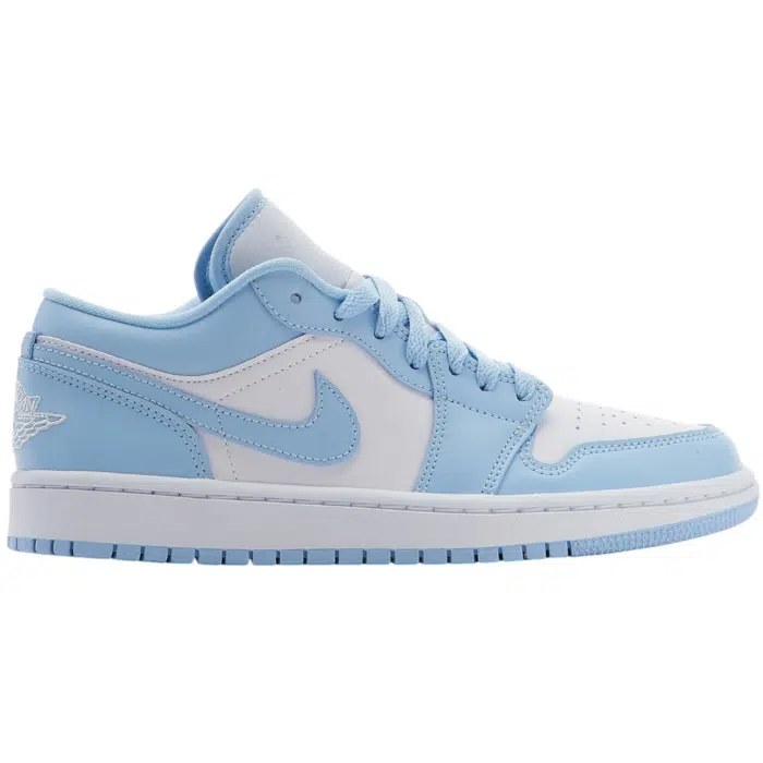 RÉPLICA JORDAN 1 LOW WHITE 'ICE BLUE'