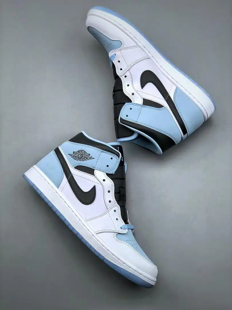 RÉPLICA JORDAN 1 MID 'ICE BLUE' - Imagen 2