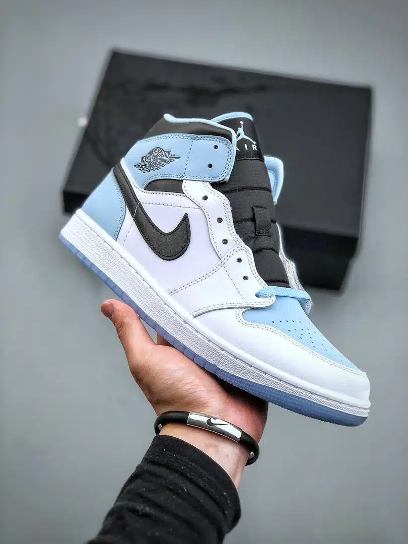 RÉPLICA JORDAN 1 MID 'ICE BLUE' - Imagen 9