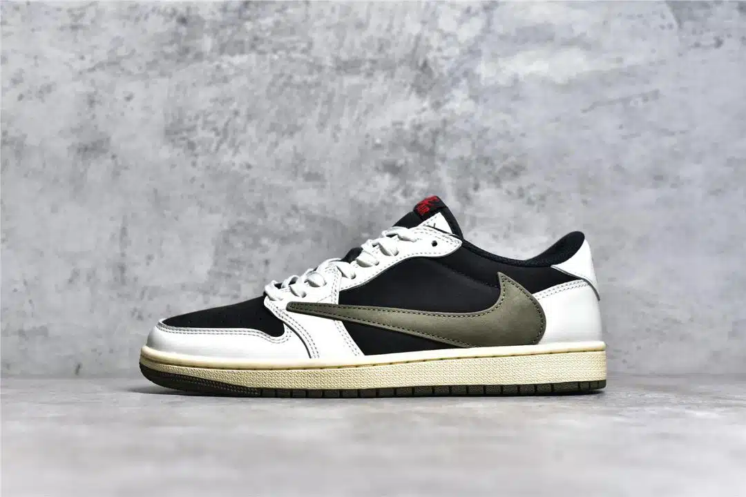 RÉPLICA JORDAN 1 RETRO LOW OG SP TRAVIS SCOTT MEDIUM OLIVE - Imagen 5