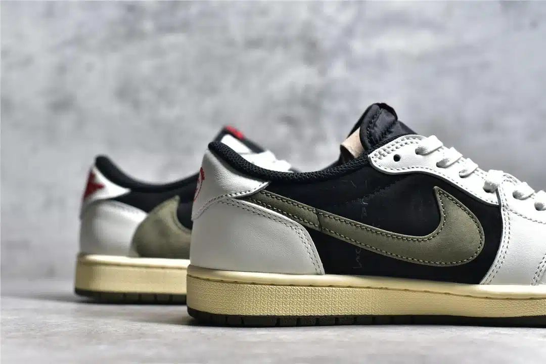 RÉPLICA JORDAN 1 RETRO LOW OG SP TRAVIS SCOTT MEDIUM OLIVE - Imagen 2
