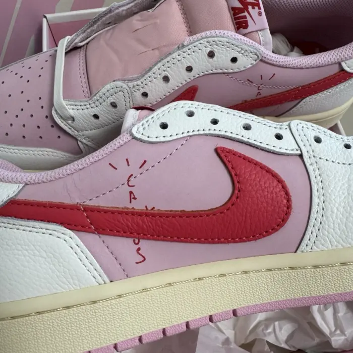 JORDAN 1 RETRO LOW OG SP TRAVIS SCOTT SAIL 'TROPICAL PINK'