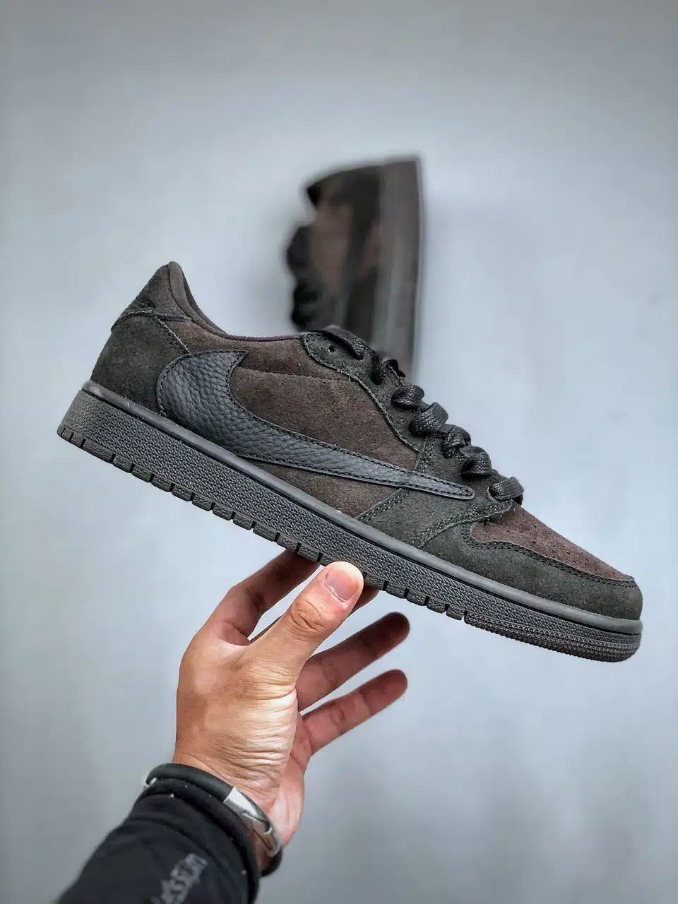 RÉPLICA JORDAN 1 RETRO LOW TRAVIS SCOTT 'VELVET BROWN' - Imagen 8